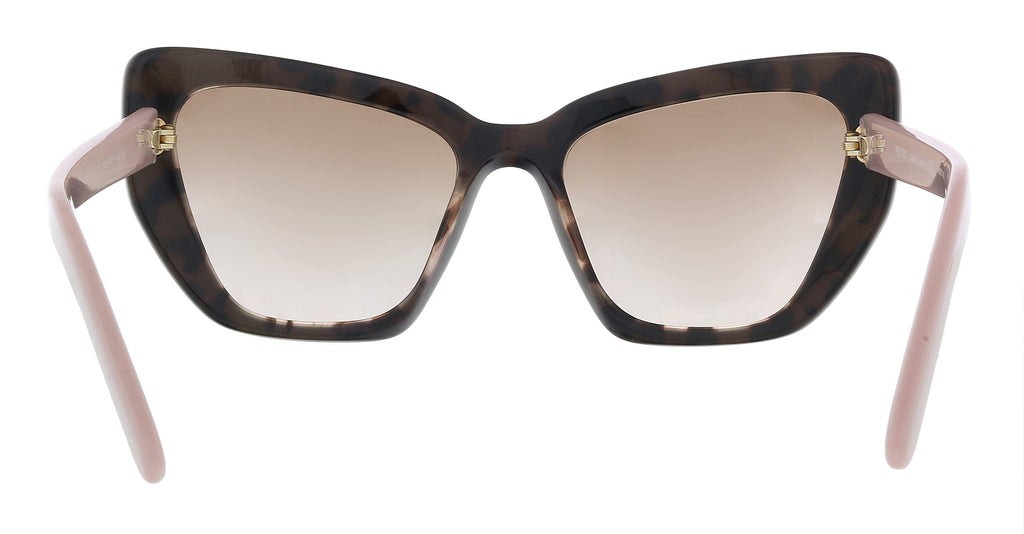 Prada 0PR 08VS ROL0A6 Cat Walk Brown/Spotted Gradient Cateye  Sunglasses