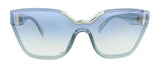 Prada 0PR 16TS VIS5R0 Light Azure Square Sunglasses