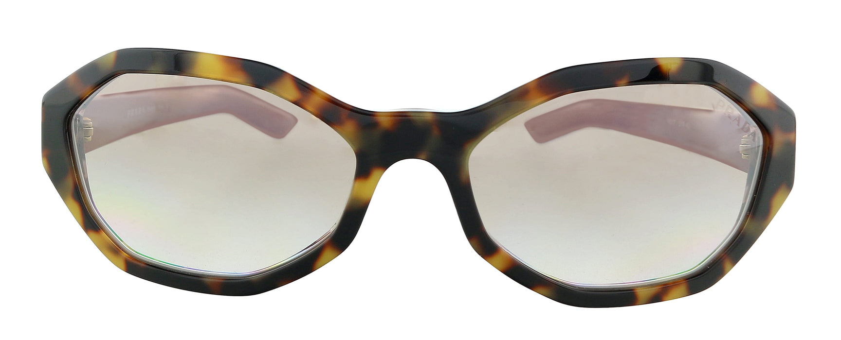 Prada 0PR 20VS 5144O0 Tortoise/Red Oval Sunglasses