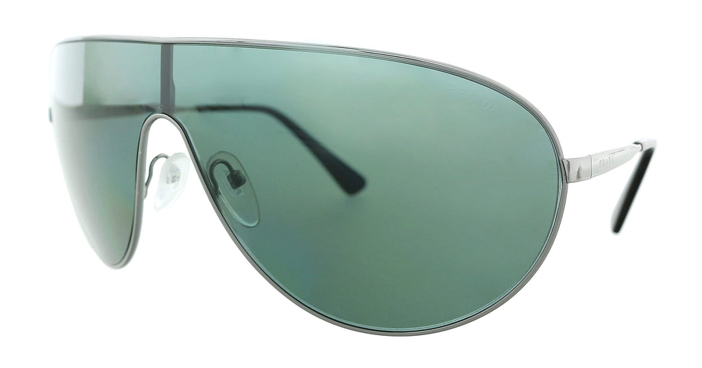 Prada  Gunmetal Shield Sunglasses