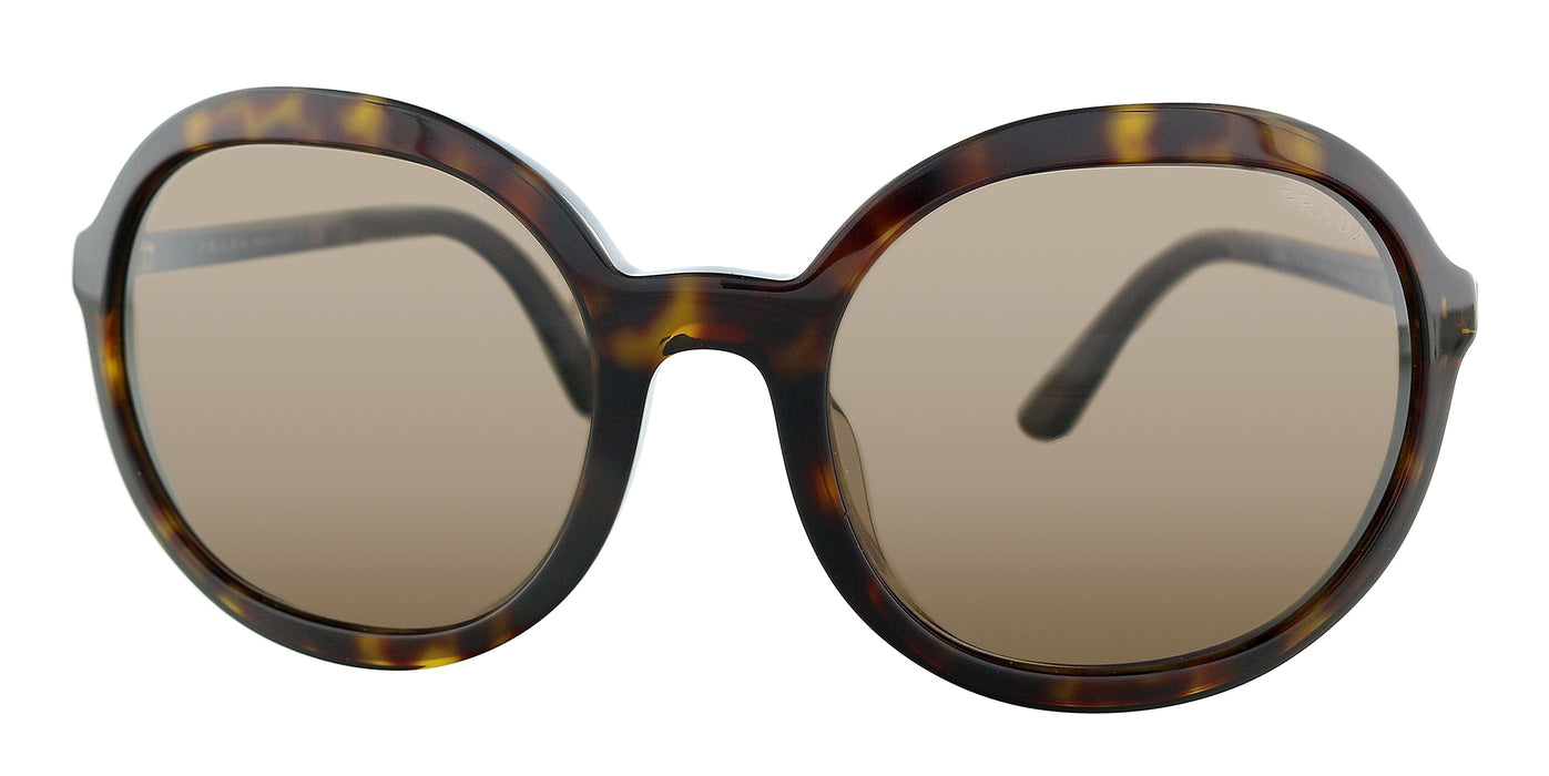 Prada 0PR 09VSF 2AU8C1  Havana Round Sunglasses