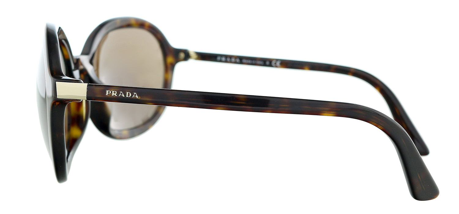 Prada 0PR 09VSF 2AU8C1  Havana Round Sunglasses