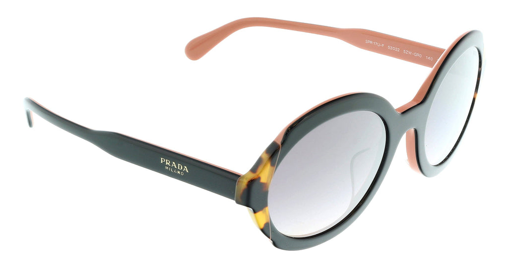 Prada 0PR 17USF 5ZWGR0 Black Square Sunglasses