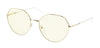 Prada  Pale Gold Round Sunglasses