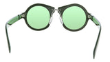 Prada 0PR 10XS 5401G2 Cat Walk Green Round Sunglasses