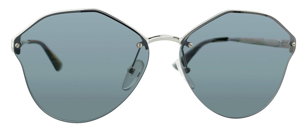 Prada 0PR 64TS 1BC5S0 Cat Walk Silver Cateye  Sunglasses