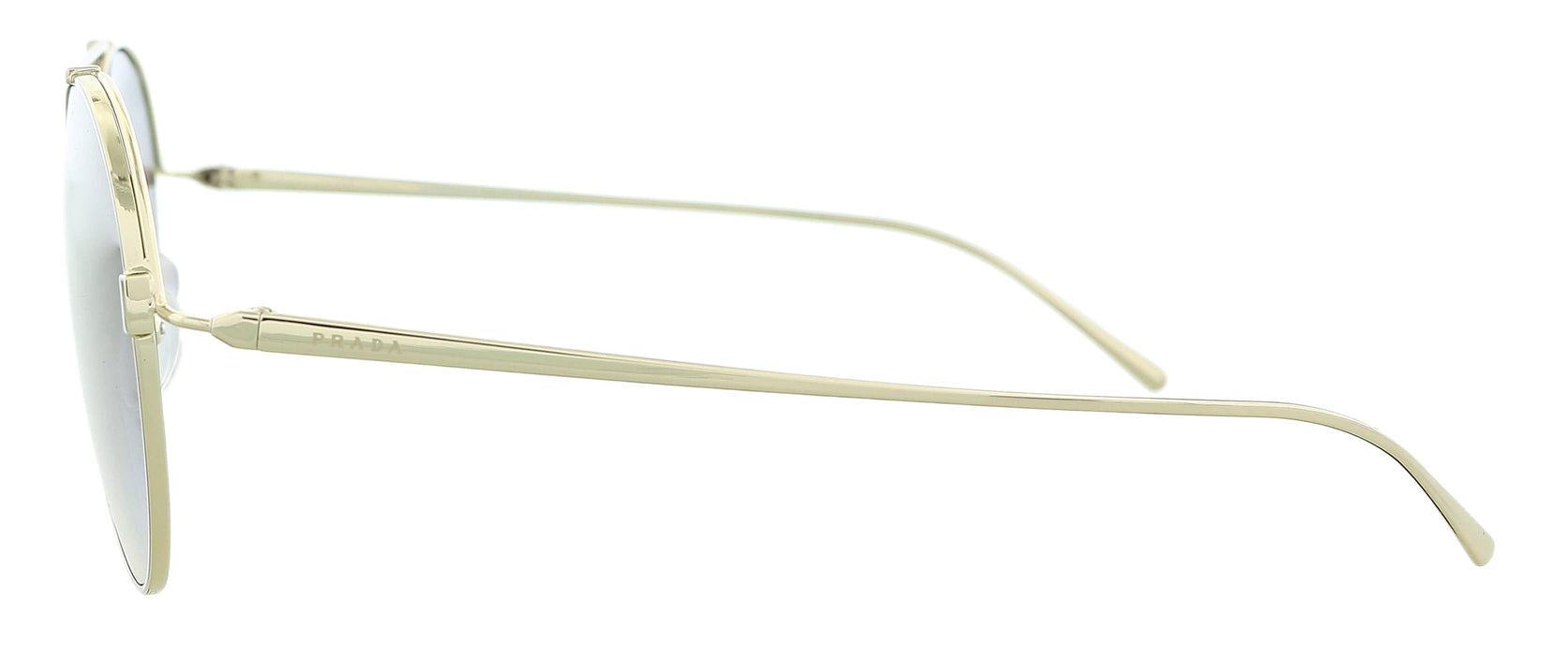 Prada 0PR 56US ZVNNJ0 Gold  Round  Sunglasses