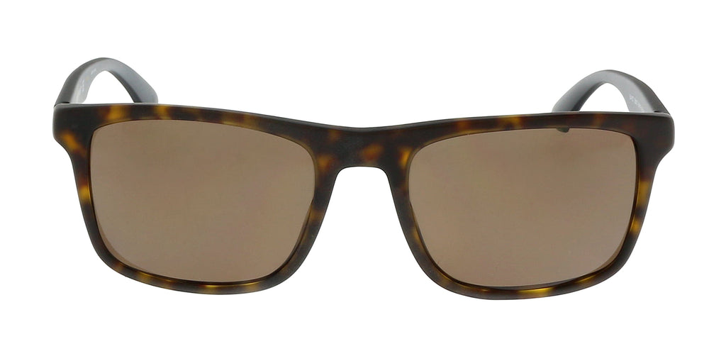 Emporio Armani 0EA4137 508973 Matte Havana Rectangle Sunglasses