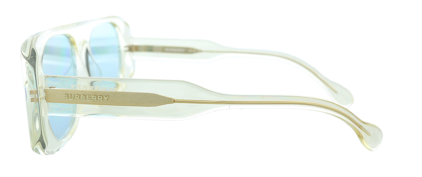 Burberry 0BE4322 387980 Transparent Yellow  Rectangle Sunglasses