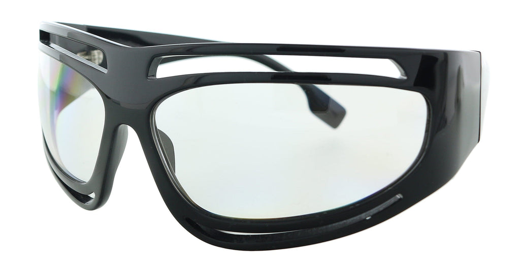 Burberry  Black Irregular Cat Eye Sunglasses
