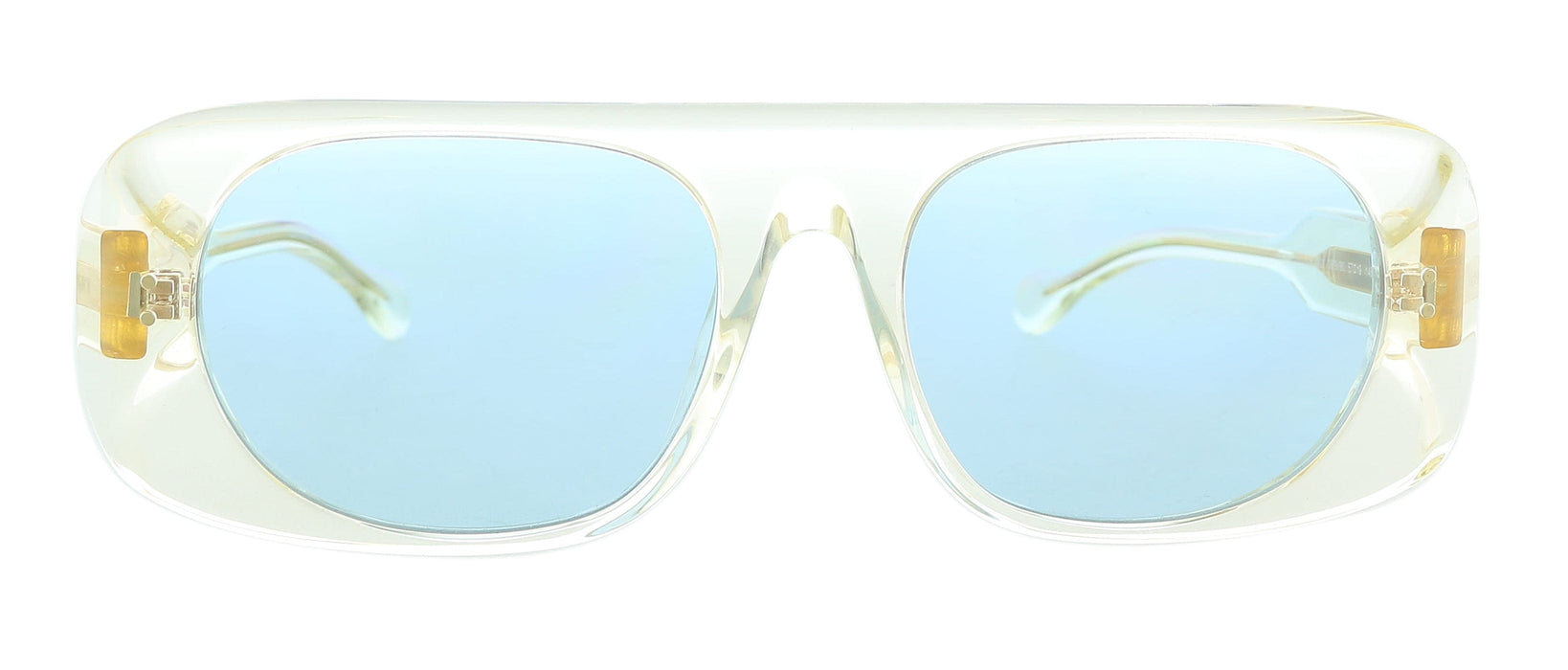 Burberry 0BE4322 387980 Transparent Yellow  Rectangle Sunglasses