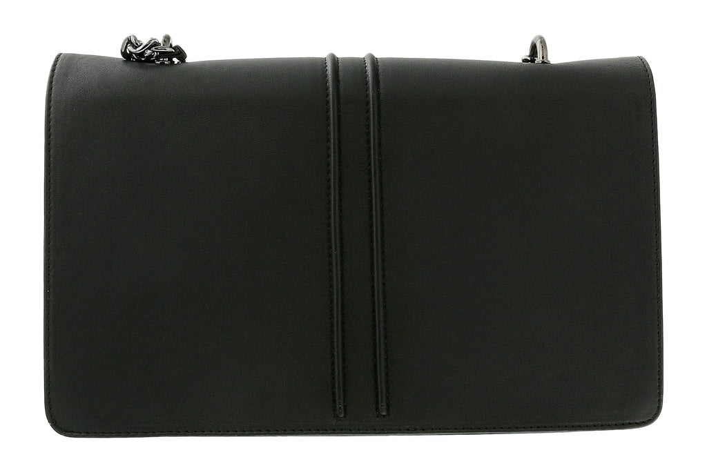 Pierre Cardin Black Leather Medium Structured Shoulder Bag