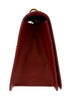 Pierre Cardin Burgundy  Leather Medium Structured Shoulder Bag