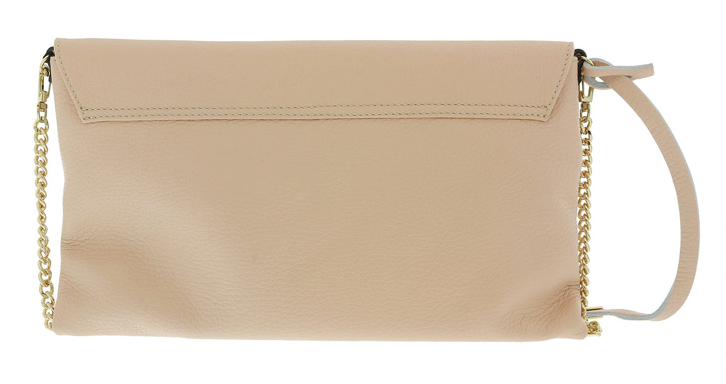 Pierre Cardin Pink Leather Small Slouchy Fashion Clutch