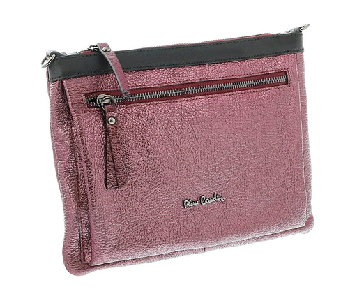 Pierre Cardin Campari Leather Structured Square Shoulder Bag