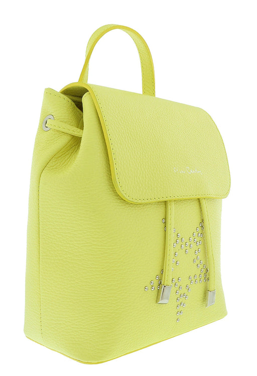 Pierre Cardin Lemon Leather Star Studded Medium Fashion Backpack