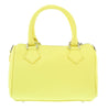 Pierre Cardin Bright Yellow Leather Star Studded Medium Fashion Satchel Bag