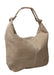Pierre Cardin Beige Leather Large Hobo Relaxed Suede Shoulder Bag