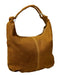 Pierre Cardin Brown Leather Large Hobo Relaxed Suede Shoulder Bag