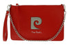 Pierre Cardin Red Leather Soft Pouch Crossbody Bag