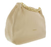 Pierre Cardin Beige Leather Relaxed Bucket Bag