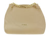 Pierre Cardin Beige Leather Relaxed Bucket Bag