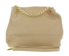 Pierre Cardin Beige Leather Relaxed Bucket Bag