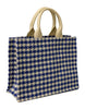 Pierre Cardin Large Blue Tweed  Shopper Tote