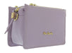 Pierre Cardin Lilac Leather Small Structured Square Crossbody Bag