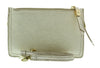 Pierre Cardin Gold Leather Small Structured Square Crossbody Bag