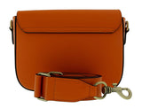Pierre Cardin Orange Leather Medium Vintage Classic Square Shoulder Bag