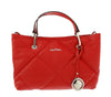 Pierre Cardin Medium  Red Soft Quilted Shopper Tote