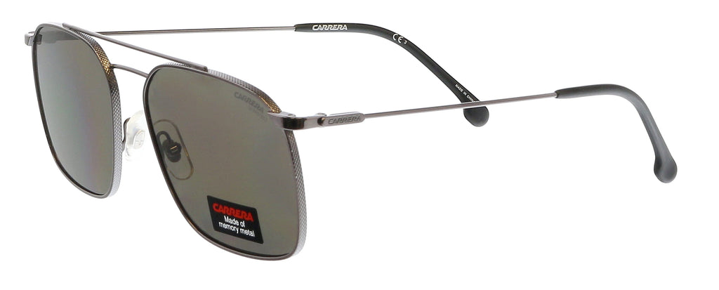 Carrera CA186S 0V81 IR Ruthenium Black Rectangle Sunglasses