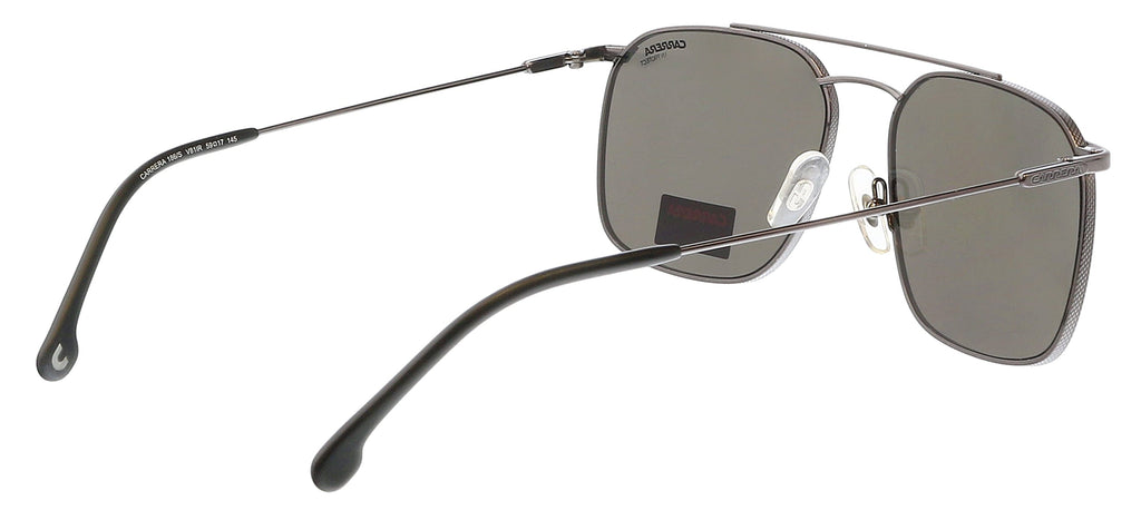 Carrera CA186S 0V81 IR Ruthenium Black Rectangle Sunglasses