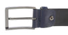 Pierre Cardin Blue Textured Checkered Classic Buckle Adjustable Adjustable Mens Belt-