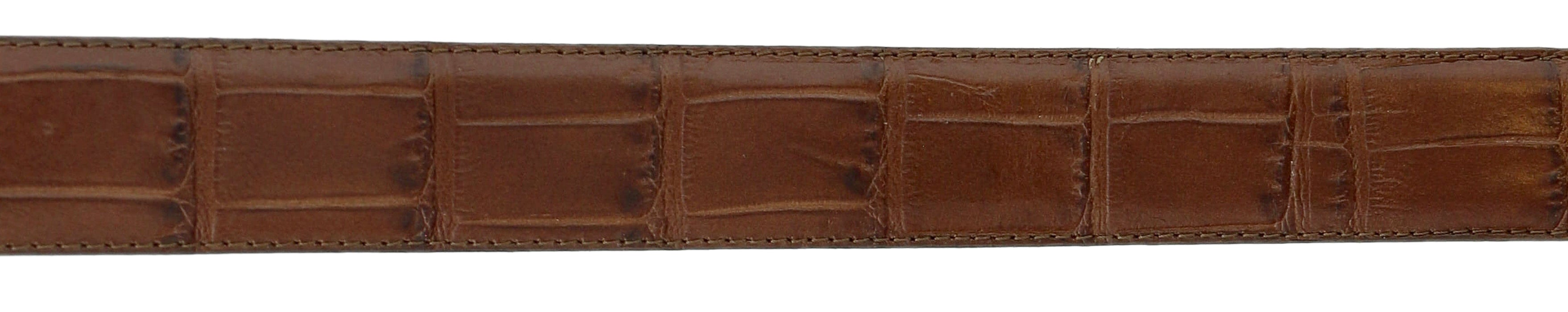 Pierre Cardin Brown  Embossed Classic Buckle Adjustable Belt Adjustable Mens Belt-
