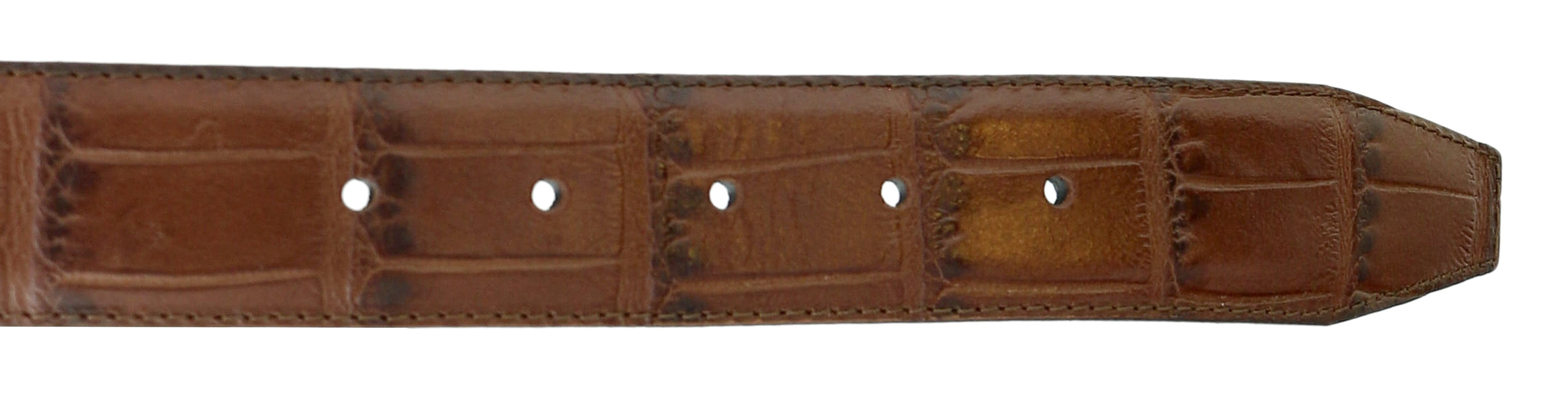 Pierre Cardin Brown  Embossed Classic Buckle Adjustable Belt Adjustable Mens Belt-