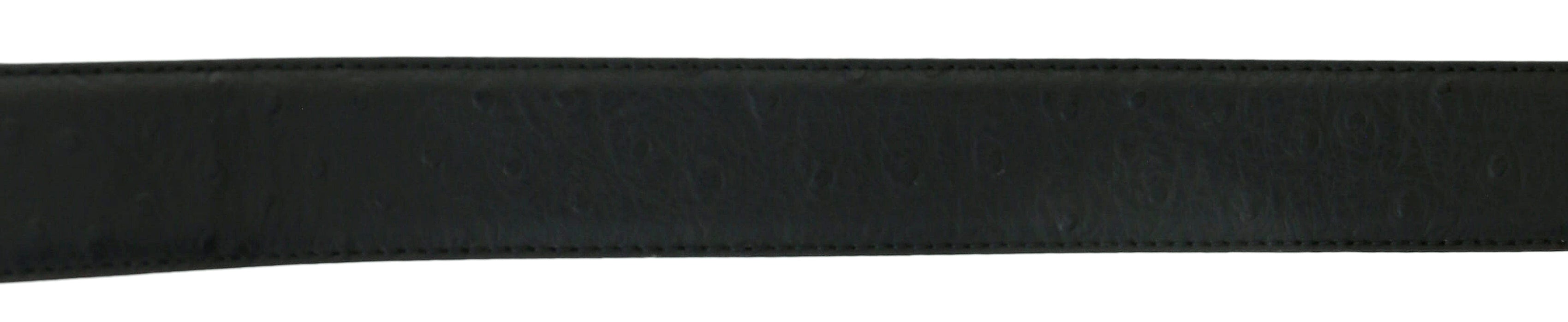 Pierre Cardin Black Embossed Classic D-Ring  Adjustable Buckle Belt Adjustable Mens Belt-