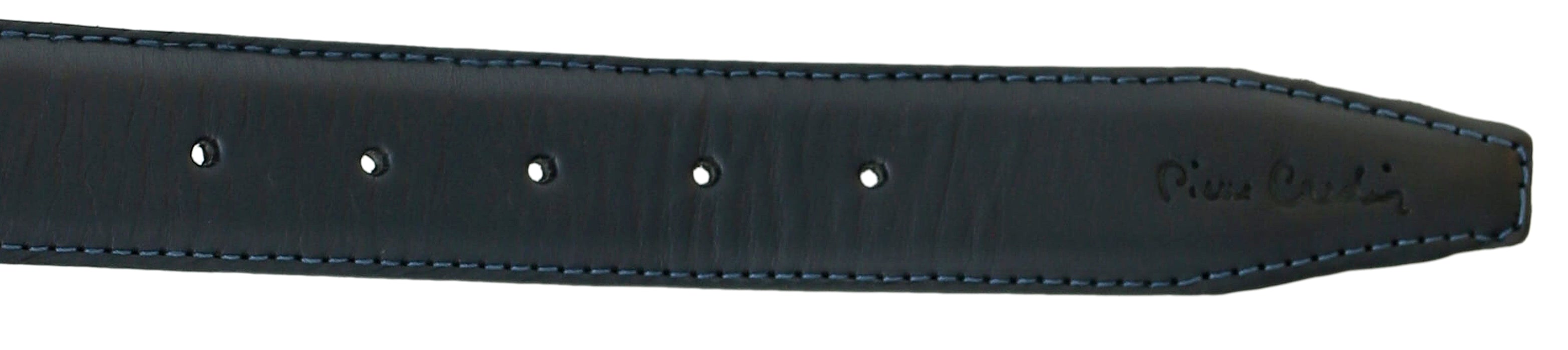 Pierre Cardin Navy Blue Smooth Classic D-Ring Adjustable Belt Adjustable Mens Belt-