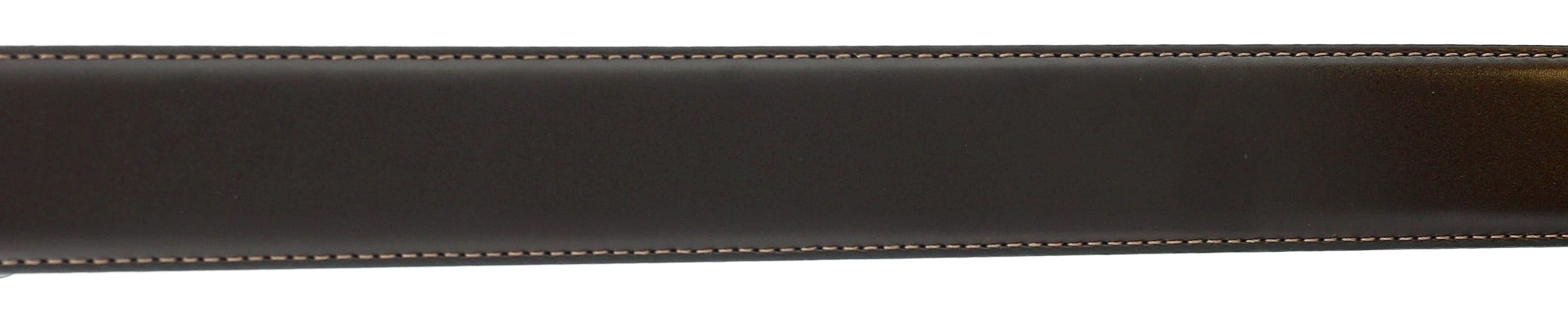 Pierre Cardin Brown Smooth Classic D-Ring Adjustable Belt Adjustable Mens Belt-