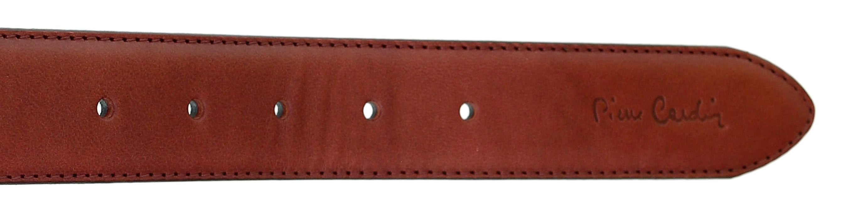 Pierre Cardin Burgundy Smooth Classic D-Ring Adjustable Belt Adjustable Mens Belt-