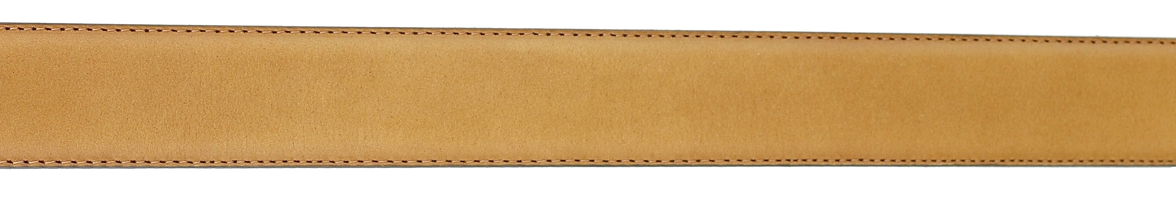 Pierre Cardin  Light Brown Smooth Classic D-Ring Adjustable Belt Adjustable Mens Belt-