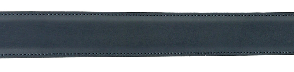 Pierre Cardin Blue Smooth Classic Silver D-Ring Adjustable Belt Adjustable Mens Belt-