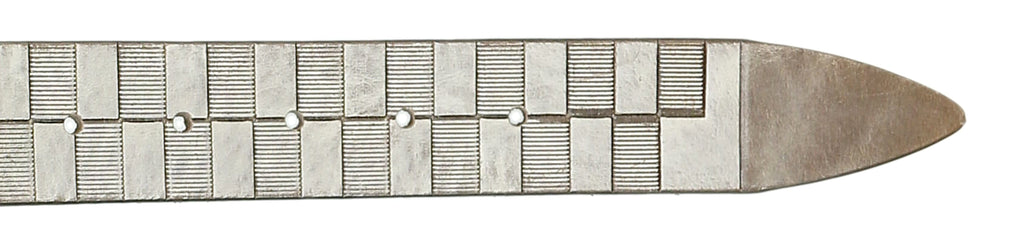 Pierre Cardin Distressed Beige Textured Classic Silver D-Ring Adjustable Belt Adjustable Mens Belt-