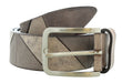 Pierre Cardin Distressed Light Brown Classic Silver D-Ring Adjustable Belt Adjustable Mens Belt-38