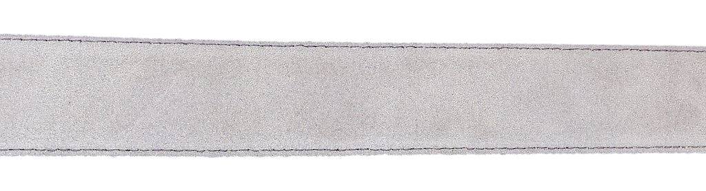 Pierre Cardin Suede Lilac Classic Silver D-Ring Adjustable Belt Adjustable Mens Belt-