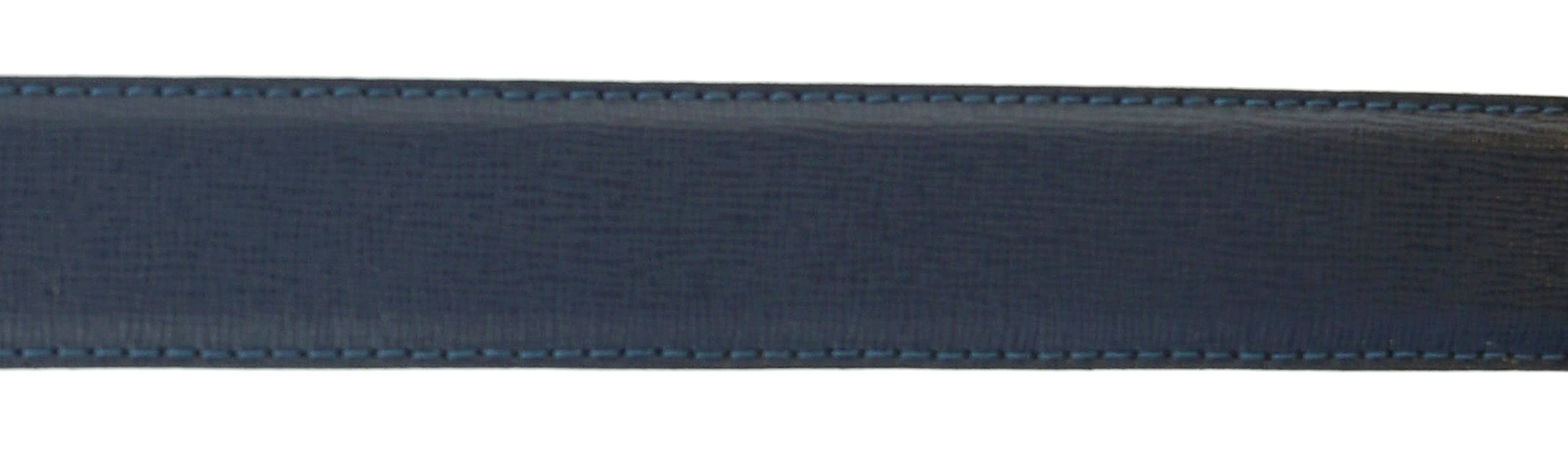 Pierre Cardin Navy Blue Textured Classic Silver D-Ring Adjustable Belt Adjustable Mens Belt-