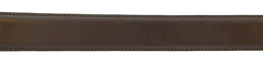Pierre Cardin Dark Brown Classic Silver D-Ring Adjustable Belt Adjustable Mens Belt-