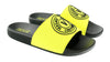 Versace Jeans Couture Neon Yellow Medallion Logo Embossed  Pool Slide-