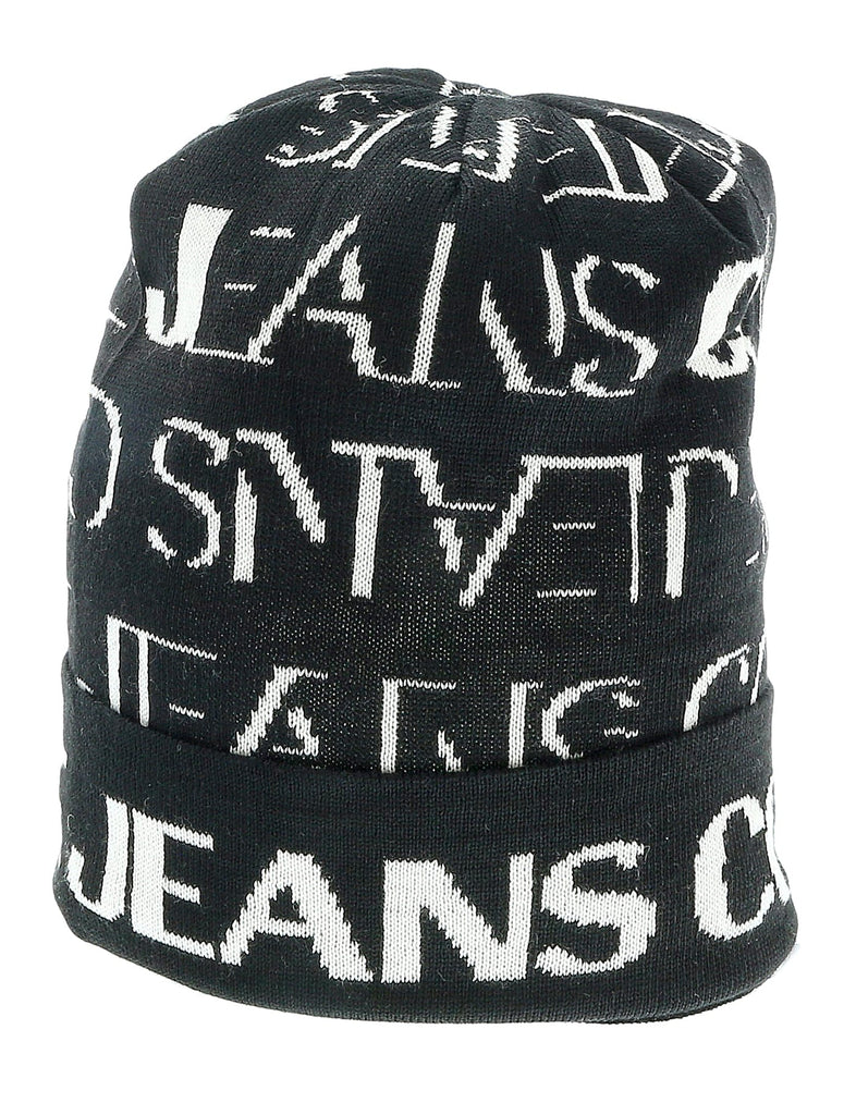 Versace Jeans Couture Black/White  Signature Warm Beanie